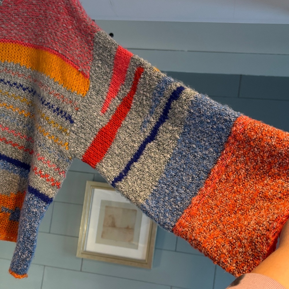 moon & madison Multicolor Patchwork Sweater - image 3